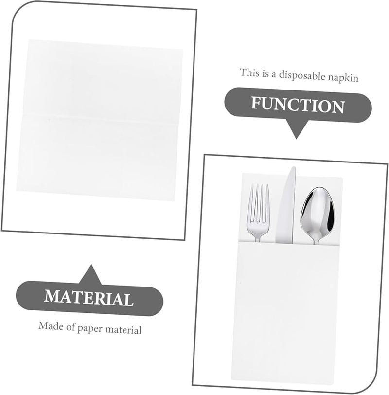 بريتي زوم 50 حزمة مناديل ورقية منزلية بسيطة التغليف لتزيين الطاولة - Image 5